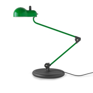 Lampa Stołowa Stilnovo Topo Lumetto w Zielony