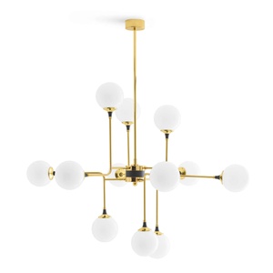 Lampa Wisząca Stilnovo Galassia 12 Złoty/ Biały