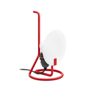 Lampa stołowa Stilnovo Bugia Czerwony