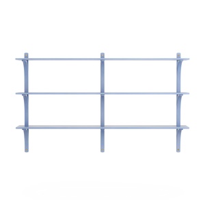 Półka Swedese Levi 180 cm 3 półki Mosiężny/ Niebieski/ Jesion