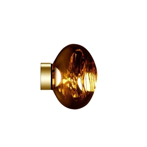 Tom Dixon Melt Kinkiet/Lampa Sufitowa LED Złota Mała
