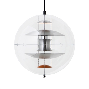 Verpan VP- Globe Lampa Wisząca Ø40 Szczotkowane Aluminium