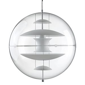 Verner Panton Globe Szklana Lampa wisząca Duża