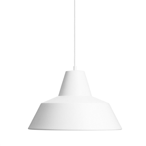 Made By Hand Lampa Warsztatowa Lampa Wiszaca Biala Matowa W3