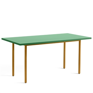 Dwukolorowy Stół do Jadalni HAY L160 Ochra/zielona Miętowy