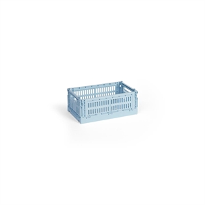 Skrzynia do przechowywania HAY Colour Crate, Mały , Jasnoniebieski