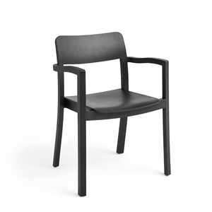 Krzesło do Jadalni HAY Pastis z Podłokietnikiem, Czarny