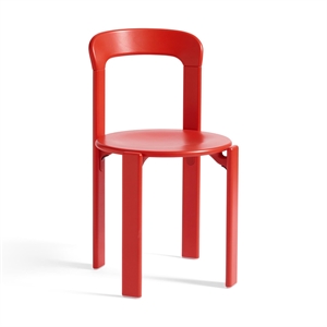Krzesło do Jadalni HAY Rey w Kolorze Szkarłatno-czerwonym