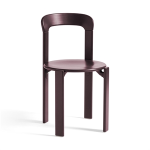 Krzesło do Jadalni HAY Rey w Kolorze Winogronowo-czerwonym