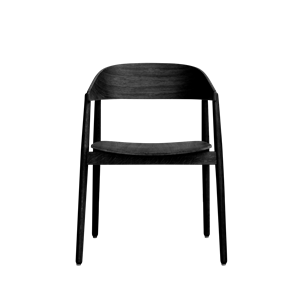 Andersen Furniture AC2 Krzesło do Jadalni z Podłokietnikami Czarny