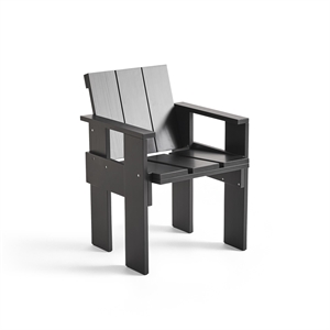 Krzesło do Jadalni HAY Crate , Czarny