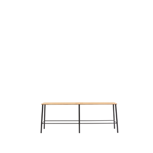 Ławka Frama Adam L120 Czarny/Dąb