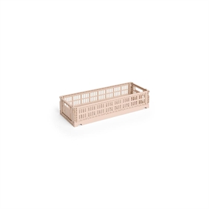 HAY Colour Crate Storage Box Mini Oblong Powder