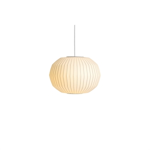 HAY Nelson Kątowa Lampa Wisząca Wisząca w Kształcie Bańki, Mały w Kolorze Złamanej Bieli
