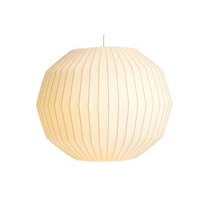 HAY Nelson Kątowa Lampa Wisząca Wisząca w Kształcie Bańki, Duży w Kolorze Złamanej Bieli