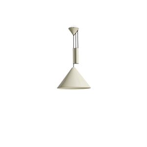 Lampa Wisząca Kompasowy HAY, Regulowany, Ø43, Ostrygowy, Biały
