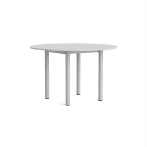 Stół Jadalny Okrągły HAY Annex Ø120 Cloud Grey/ Aluminiowy