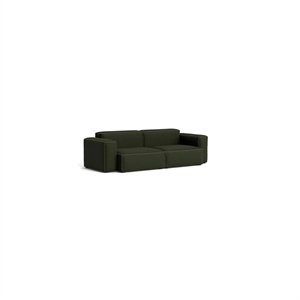 Sofa HAY Mags Soft Low dla 2,5 osób, zestaw 1 Maglia, ciemnozielona