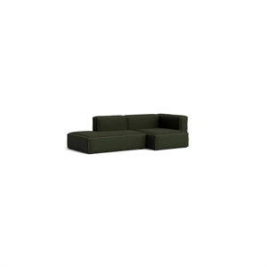 Sofa HAY Mags Soft 2,5-osobowa, kombinacja 3, prawa, Maglia, ciemnozielona