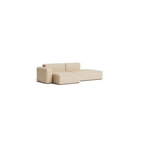 Sofa HAY Mags Soft Low 2,5-osobowa, kombinacja 3 lewa, Hallingdal 220