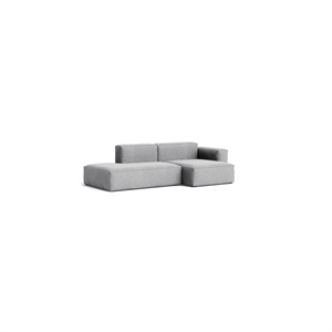 Sofa HAY Mags Soft Low 2,5-osobowa, kombinacja 3, prawa, Hallingdal 130