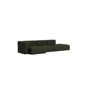 HAY Mags Soft Sofa 3-osobowa, kombinacja 4 lewa Maglia Ciemnozielona