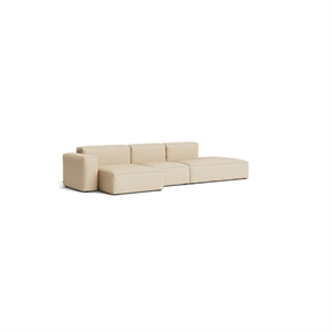 HAY Mags Soft Low 3-osobowa sofa kombinowana 4 lewa Hallingdal 220