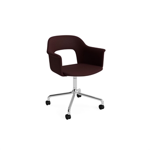 Krzesło do jadalni HAY Layout 264 z podłokietnikiem i obrotowym siedziskiem Vidar 693/ Aluminiowy