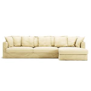 Sofa Decotique Le Grand Air 3-osobowa Lewostronna Morning Glow/Len