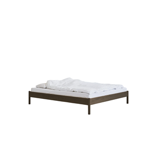Rama łóżka Rye Sleep Alken bez zagłówka 180x200 dąb wędzony
