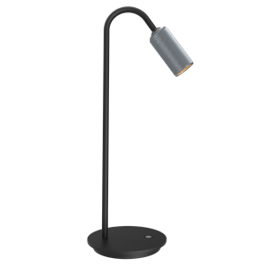 Lampa Stołowa Antidark Decor T1 Czarny/ Aluminiowy