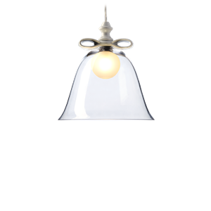 Moooi Bell Lampa Lampa Wisząca Duży Biały/Przezroczysta