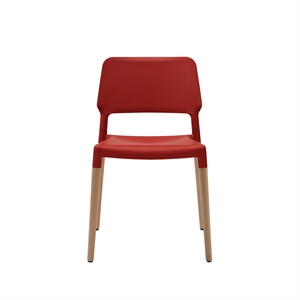Krzesło do Jadalni Santa & Cole Belloch, Czerwony, Naturalne