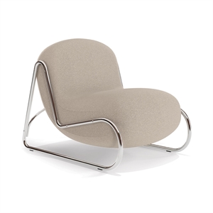 NORR11 Fotel Boho Chrom/Sahco Zero 0012