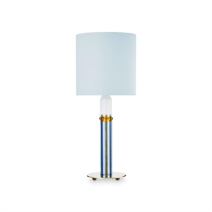 Lampa Stołowa Carnival No. 1 Design by Us w Jasnoniebieski/ Brązowy/ Biały
