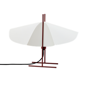 Lampa Stołowa Motarasu Cho w Biały/ Terakotowym