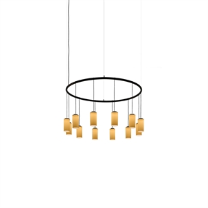 Wisiorek Santa & Cole Cirio Circular S w Lampa Wisząca Biały/ Porcelanowy