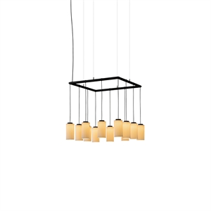 Wisiorek Santa & Cole Cirio Cuadrada , Biały Pana/Porcelana