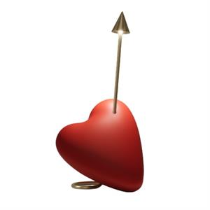 Lampa stołowa Karman Kuore Czerwony