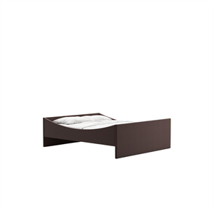 Rama łóżka Rye Sleep Curved 200x210 Ciemnobrązowa