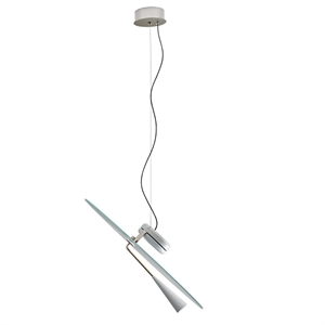Lampa Wisząca Stilnovo Bascula Szary/ Nikiel