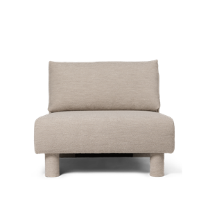 Sofa Środkowa Ferm Living Dase Modul Soft Bouclé/Naturalny