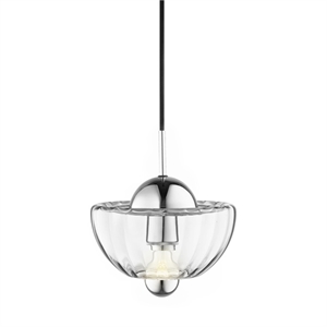 Lampa Wisząca Lotus Design By Us Przezroczysty/ Chrom