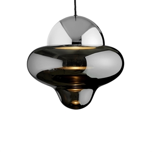 Design By Us Nutty XL Lampa Wisząca Wisząca w Kolorze Dymnym/ Chrom