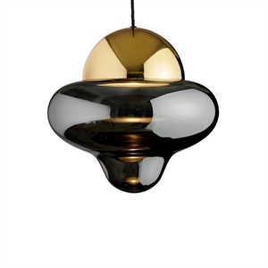 Design By Us Nutty XL Lampa Wisząca Dym/Złoto