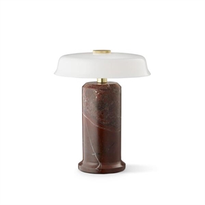 Design By Us Nr 2, Lampa Przenośna, Burgundowy Marmur/błyszczący Opal