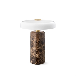 Lampa Przenośna Trip Design By Us Dark Emperador Marble/Glossy Opal