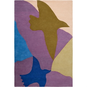 Dywan Decotique Bird 180x270 cm Niebieski