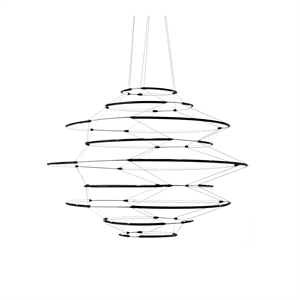 Nemo Drop 7 Lampa Wisząca Czarny