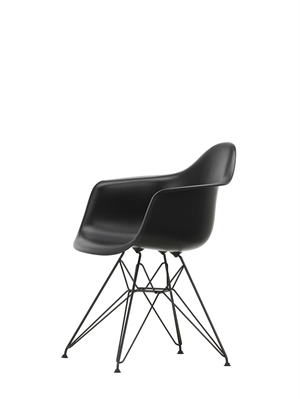 Plastikowe Krzesło do Jadalni Vitra Eames DAR RE Deep Black/ Czarny